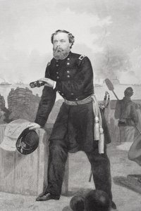 Portrett general Quincy Adams Gillmore (1825-88)